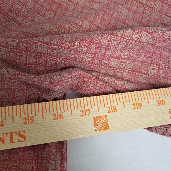 L.L.Bean Mens XL-Tall Button Down Camp Short Sleeve Shirt Traditional Fit Tribal - Picture 4 of 7